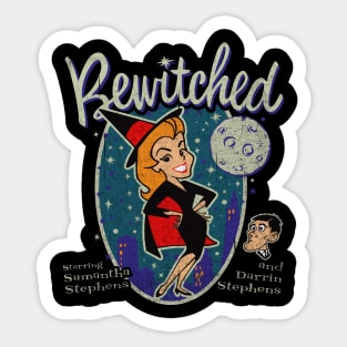 Bewitched With Darrin Vintage Worn Sticker